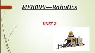 ME8099---Robotics
UNIT-2
 