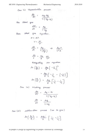 ME 8391- Engineering Thermodynamics Mechanical Engineering 2018-2019
St.Joseph’s College of Engineering/ St.Joseph’s Institute of Technology 13
 