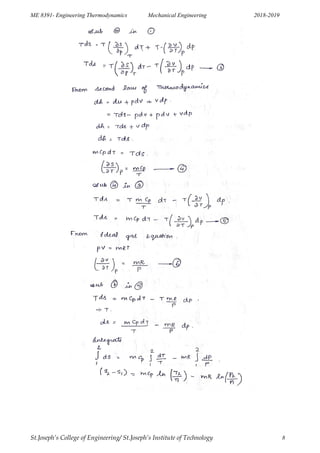 ME 8391- Engineering Thermodynamics Mechanical Engineering 2018-2019
St.Joseph’s College of Engineering/ St.Joseph’s Institute of Technology 8
 