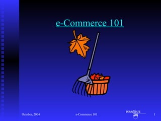 e-Commerce 101 