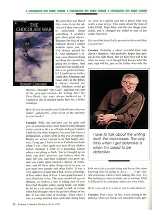 1991 Margaret A. Edwards Award article