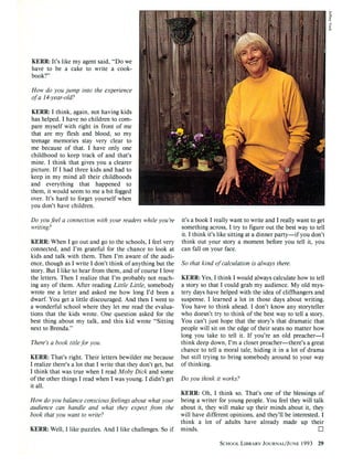 1993 Margaret A. Edwards Award article