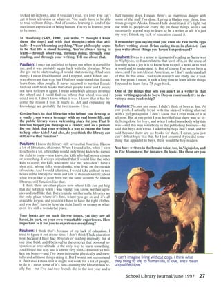 1997 Margaret A. Edwards Award article