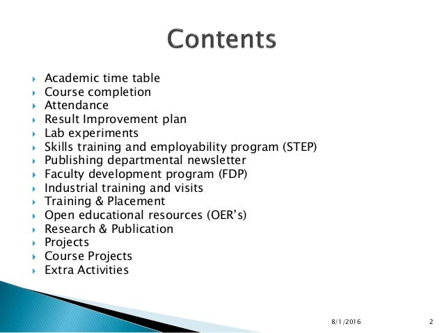 MECHANICAL ENGINEERING ACTION PLAN