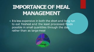 Meal and Menu Management | PPTX