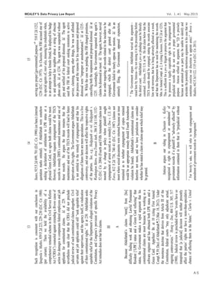 13
Suchrecognitionisconsistentwithourconclusionin
Spagnolav.Mathis,859F.2d223,229230(D.C.Cir.1988)
(percuriam).Thereweheldtheavailabilityofa
comprehensiveremedialschemeintheCivilServiceReform
ActcounseledagainstextendingaBivenscauseof
actionfordamagestocompensatefederalemployeesandjob
applicantsforconstitutionalclaims.Id.at229.We
neverthelessmadeclearthattheCRSAdidnotpreclude
judicialreviewofsuchconstitutionalclaimsaltogether.Civil
servantsandjoblief
againsttheirsupervisors,andtheagencyitself,invindication
Id.at230.Abdelfattahseeks
equitablereliefforallegedviolationsofthe
Constitution,andspecificPrivacy
Actremediesdoesnotbarhisclaims.
III
A
BecauseAbdel
difficultyfindingworkandobtainingLawfulPermanent
ResidestatusandaGreenCardreflectingthat
status,theGovernmentmakesatepidargumentthathis
constitutionalclaimsaremootbecauseheisworkingasa
softwareengineerandhasobtainedbothLPRstatusanda
GreenCard.AppelleeBr.at10(citingFirstAmend.
Compl.¶39;Decl.ofAbdelfattah¶2(Mar.18,2012).Under
themootnessdoctrinethatderivesfromArticleIIIofthe
Constitutionactual,
Honigv.Doe,484U.S.305,317
o
transpiredthat[ajudicial]decisionwillneitherpresently
-than-speculative
Clarkev.United
14
States,915F.2d699,701(D.C.Cir.1990)(enbanc)(internal
quotationmarksomitted).IfAbdelfattahweresomehow
seekingadeclarationofentitlementtoLPRstatusora
physicalGreenCard,weagreebothclaimswouldbemoot.
However,AbdelfattahrequestsexpungementoftheTECS
recordstoanduseof
thoserecords.Hearguesthethreatremainsthatthe
maintenanceanduseoftheTECSrecordswillleadtofuture
deprivationofhisrights.TheGovernmentarguesAbdelfattah
isnotentitledtotheremedyofexpungementandthathis
allegationsoffutureharmaremerespeculation.Thisisalive
controversy,andourdecisionwillaffecttherespectiverights
oftheparties.See,e.g.,Hedgepathexrel.Hedgepathv.
WashingtonMetro.AreaTransitAuth.,386F.3d1148,1152
52(D.C.Cir.2004)(FourthandFifthAmendmentclaimsnot
mootedbyachangeinpolicywhereplaintiffsought
expungementofarrestrecordasaremedy);Doev.U.S.Air
Force,812F.2d738,74041(D.C.Cir.1987)(claimsnot
mootwhereseizeddocumentswerereturnedbecauseanissue
remainedastowhetherexpungementofcopiesretained
wouldbeanappropriateremedyshouldFourthAmendment
violationbefound).
thereforenotmoot,andwehavejurisdictiontoconsider
whetherhehasstatedaclaimorclaimsuponwhichreliefmay
begranted.
B
AmicusarguesourrulinginChastainv.Kelley
recognizedarighttoexpungementoramendment5
of
governmentrecords
informationcontainedinthemthatis
5
ewillrefertobothexpungementand
amendmentofgovernmentrecords
15
6
510F.2d1232,
1236(D.C.Cir.1975).InChastain,theFBIaccusedoneof
itsspecialagentsof,interalia,misusinghiscredentialswhen,
inanattempttohelpafemalefriend,hedisplayedhisbadge
toandquestionedherneighboraboutastringofobscene
phonecalls.Id.at1234.Theagentwassuspendedwithout
payandnotifiedofhisproposeddismissal.Id.Theagent
suedtheFBIinfederalcourtseekingrestorationtoactive
service,claiming,amongotherthings,hewasnotafforded
dueprocessandthereasonsforhissuspensionandproposed
Id.at1235
36.Whilethecasewaspending,theFBIchangedpositions,
cancellingboththesuspensionandproposeddismissal.Id.at
1235.Accordingly,theGovernmentrequestedthe
claimsbedismissedasmoot.Id.Theagent,however,moved
foranorderrequiringallrecordsrelatedtotheincidenttobe
expunged,whichthedistrictcourtgrantedafterthe
Governmentfailedtotimelyopposethemotion.Id.Inan
untimelyfiling,theGovernmentopposedexpunction,
6
TheGovernmentarguesAbdelfattahwaivedthisargument
raisedherebyAmicusbynotraisingitintheproceedingsbefore
thedistrictcourt.prosepleadingsmustbeliberally
construed.Erickson,551U.S.at94.Hedidclaimbelowthatthe
TECSrecordsshouldbeexpunged,statingtherecordsassociate
himwithterrorism,thatheisbeingadverselyaffectedasaresult,
andthattheDepartmenthasnoneedformaintainingtherecords.
Mtn.toAmendCompl.at2,6(citingChastain,510F.2dat1235).
Thisissufficientforaproselitiganttopreservetheargumentthat
hepossessesalegallycognizablerighttotheexpungementof
prejudicialrecordsthatdonotserveapropergovernmental
purpose.Amicusrefinedtheargument,but
becauseanuntrainedprosepartymaybeunabletoidentifyand
articulatethepotentiallymeritoriousargumentsinhiscasethatwe
Bowiev.
Maddox,642F.3d1122,1135n.6(D.C.Cir.2011).
A-5
MEALEY’S Data Privacy Law Report Vol. 1, #1 May 2015
 