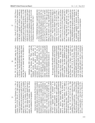 25
propertyinterest.SeeGeorgeWashingtonUniv.v.Dist.of
Columbia,318F.3d203,206(D.C.Cir.2003)(statingthe
veryslightburdensonthegovernmenttojustifyitsactions,it
imposesnoneatallintheabsenceofalibertyorproperty
interest);Yatesv.Dist.ofColumbia,324F.3d724,72526
(D.C.Cir.2003)(askingfirstwhetherplaintiffpossesseda
propertyinterestbeforeevaluatingwhethertheofficial
conducthecomplainedofwasegregious).
Amicusnextargues,alternatively,thatChastaincreatesa
cognizablelibertyinterestintheexpungementofprejudicial
governmentrecordsthatdonotserveaproperpurpose.As
discussedabove,expungementisanequitableremedythat
maybewarrantedtovindicateviolationsofconstitutionalor
statutoryrights.Asthereisnorighttoexpungement,it
followsthereisnolibertyinterestinexpungement.See
Robertsv.UnitedStates,741F.3d152,161(D.C.Cir.2014)
(explainingtoconstituteacognizablelibertyinterest,plaintiff
musthavea
s
argumentisthatAbdelfattahhasstatedasubstantivedue
processclaimsimplybecausehehasallegedDHStreatedhim
agovernmental
actionasarbitraryandcapricious,intheabsenceofa
deprivationoflife,liberty,orproperty,willnotsupporta
Singletonv.Cecil,176F.3d
419,424(8thCir.1999)(enbanc);seealsoNunezv.Cityof
LosAngeles,147F.3d867,87374(9thCir.1998)
[t]hereisnogenerallibertyinterestinbeingfree
fromcapriciousgovernmentaction....Otherwise,asthen-
]saffectedby
governmentaction,hewouldhaveafederalrighttojudicial
Jeffriesv.TurkeyRunConsol.Sch.Dist.,
492F.2d1,4n.8(7thCir.1974));butseeWillowbrookv.
26
Olech,528U.S.562,564(
recogn
intentionallytreateddifferentlyfromotherssimilarlysituated
andthatthereisnorationalbasisforthedifferencein
AbdelfattahallegesDHSviolatedhissubstantivedue
processrightsbydetaininghim.
Amendmentprovidesanexplicittextualsourceof
constitutionalprotectionagainstaparticularsortof
governmentbehavior,thatAmendment,notthemore
generalizednotionofsubstantivedueprocess,mustbethe
Albrightv.Oliver,510U.S.
266,273(1994)(pluralityopinion)(internalquotationmarks
undertheFourthAmendmentandthereforecannotproceed
underthedoctrineofsubstantivedueprocess.Id.
Henextargues
requeststhathebecomeaninformant,threatsofdeportation,
delaysinprocessinghisapplicationsforimmigrationbenefits,
andrefusalstoprovideproperdocumentationconstitute
substantivedueprocessviolations.HeallegesDHSwill
continuetosubjecthimtosimilartreatmentsolongasthe
TECSrecordsremain.ButneitherAbdelfattahnorAmicus
offersanargumentorcitationtoauthoritytoestablishthat
theseallegedactsimplicatealibertyinterestcognizableunder
theDueProcessClause.Cf.Mudricv.AttorneyGeneralof
UnitedStates,469F.3d94,99(3dCir.20
constitutionalinjuryoccurredfromtheINSdelaysinthiscase
because[theplaintiff]simplyhadnodueprocessentitlement
tothewhollydiscretionarybenefitsofwhichheandhis
motherwereallegedlydeprived,muchlessaconstitutional
right);
27
Pittsleyv.Warish
emotionalinjurywhichresultssolelyfromverbalharassment
oridlethreatsisgenerallynotsufficienttoconstitutean
invasionofanidentifiedlibertyinterest.
(abrogatedinpartonothergroundsbyMartinezv.Cui,608
F.3d54,6465(1stCir.2010)).Wethereforedonotevaluate
whetherhehasstatedasubstantivedueprocessclaimbased
onharassment,threatsofdeportation,oradministrativedelays
hehasbeenorwillbesubjectedtobyDHS.SeeFED.R.APP.
P.28(a)(9)(A),AnnaJacquesHosp.,583F.3dat7.
EvenifAbdelfattahhadallegedacognizabledeprivation
ofalibertyorpropertyinterest,aquestionwouldremain:do
hispleadingsstateplausibleallegationsofconductthatmay
fairlybesaidtoshockthecontemporaryconscience?Lewis,
523U.S.at847n.8;cf.Vogrinv.Swartswelder,No.04-5052,
2004WL2905328(D.C.Cir.Apr.5,2004)(percuriam)
(findingatthemotionstodismissstageplaintiffshadnot
Whiletheprecisethresholdforallegingan
executiveactionviolatessubstantivedueprocessrightsis
clear,Am.FedEmps.,AFL-CIO,Local466v.
Nicholson
mereviolationoflawdoesnotgiverisetoadueprocess
;seealsoLewis
ofwhatisconscienceshockingisnocalibratedyardstick,it
(quoting
Johnsonv.Glick,481F.2d1028,1033(2dCir.1973)
(alterationinoriginal))),thebarishigh.Acceptingthefacts
astrue,Abdelfattahhasgonethroughanordealthatsurelyhas
beenfrustrating,distressing,and,atintervals,infuriating,but
theexasperationengenderedbybureaucraticobduracyis
probablynotenough.Whileweneednotanddonotmake
thatdeterminationhere,weremainskeptical.
A-9
MEALEY’S Data Privacy Law Report Vol. 1, #1 May 2015
 