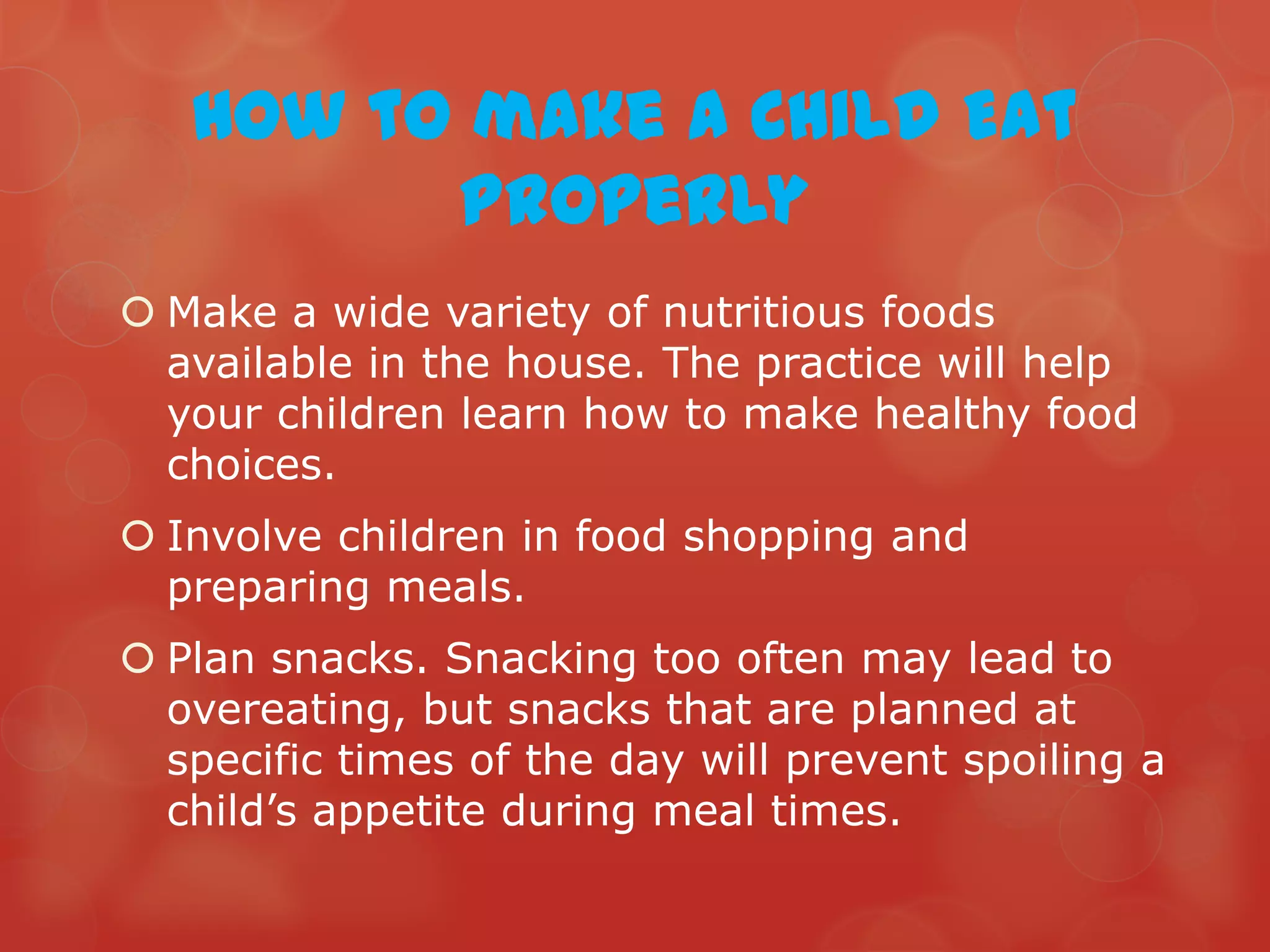 Meal planning and meal preparation | PPTX