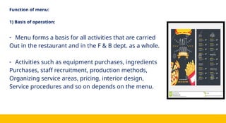 MEALS & MENU.pptx presentation for all hotel management student 1st ...