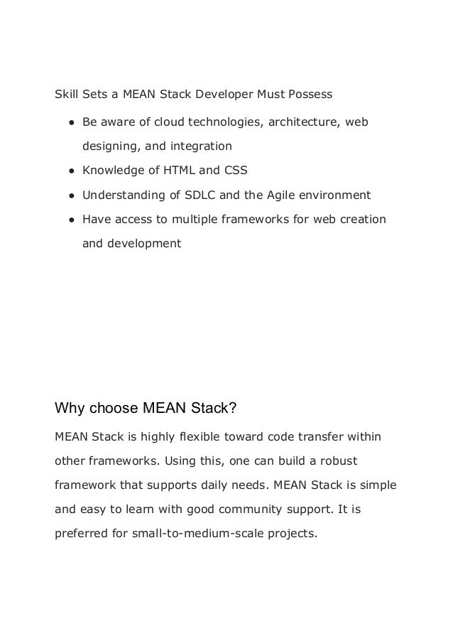 MEAN Stack vs MERN Stack Development | PDF