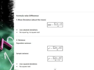 Understanding Absolute Mean Deviation with Step-by-Step Example | PDF