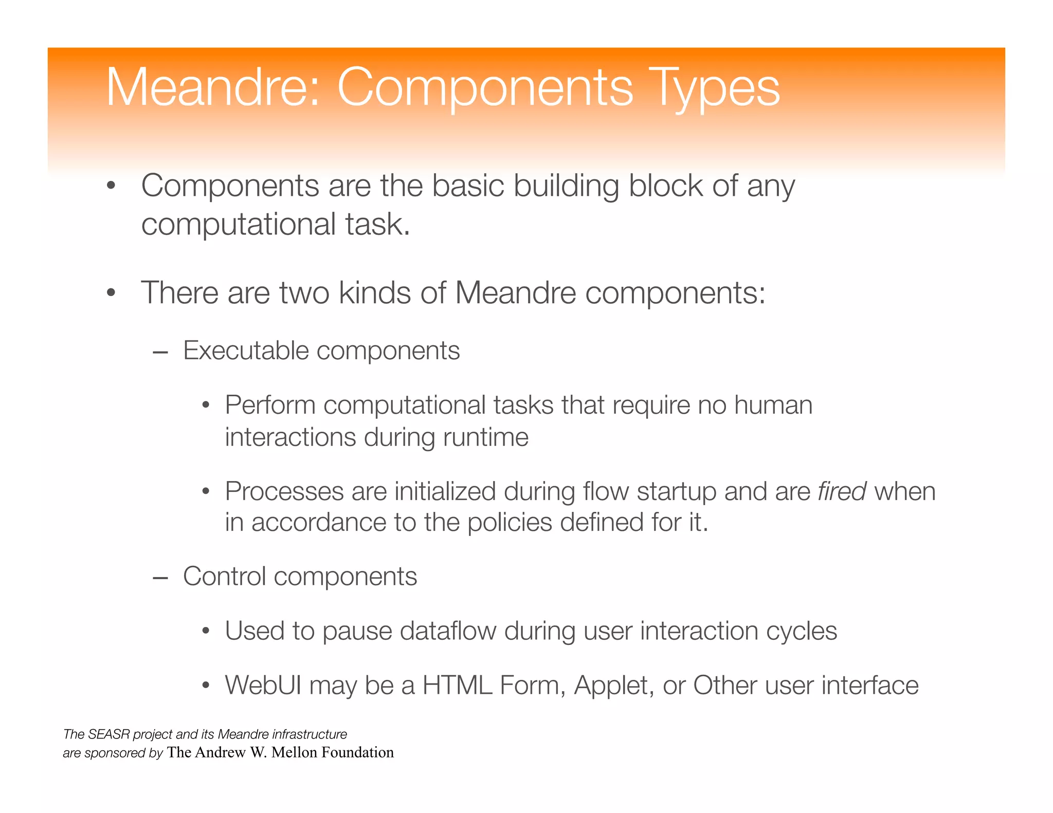 Meandre: Semantic-Driven Data-Intensive Flows in the Clouds