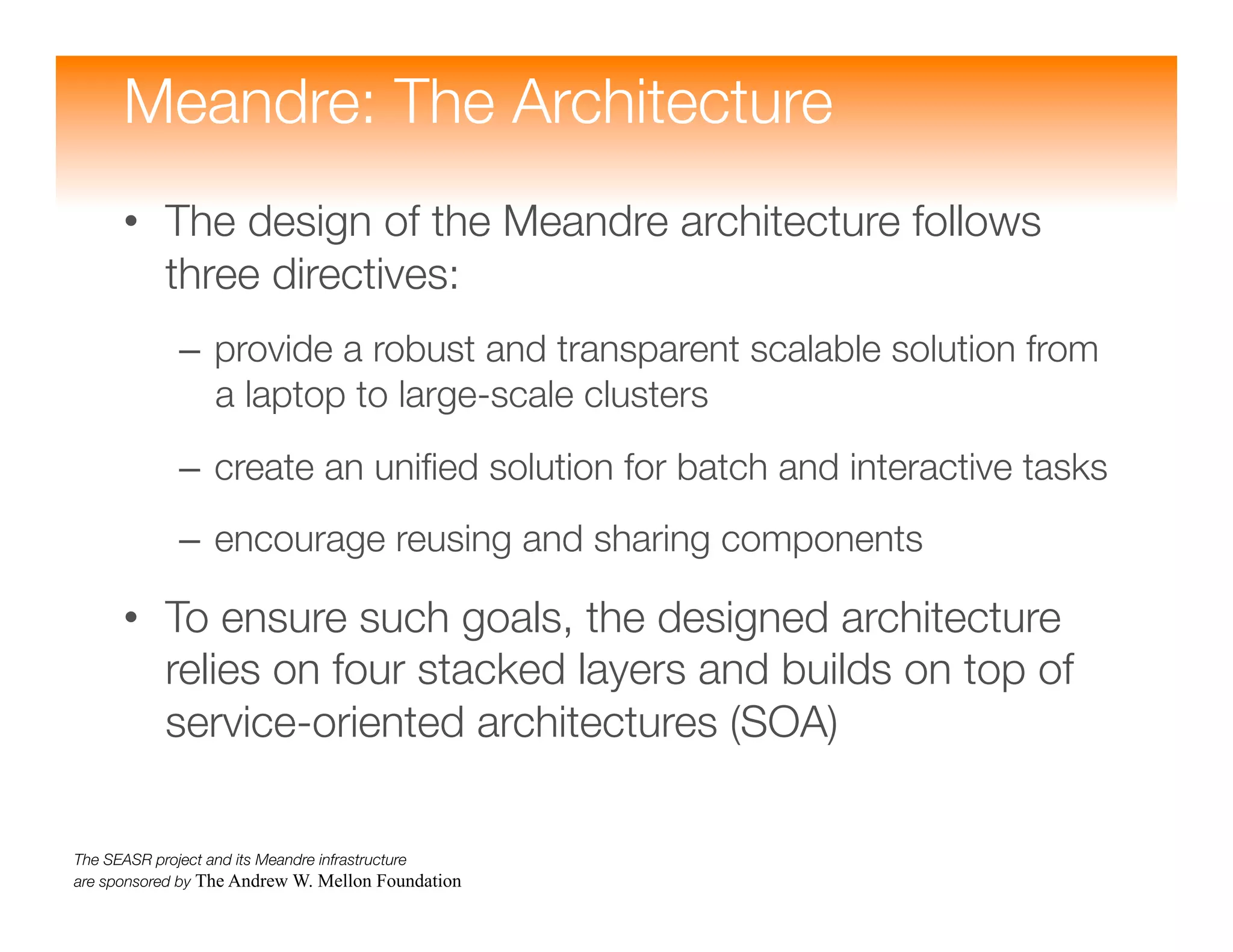Meandre: Semantic-Driven Data-Intensive Flows in the Clouds