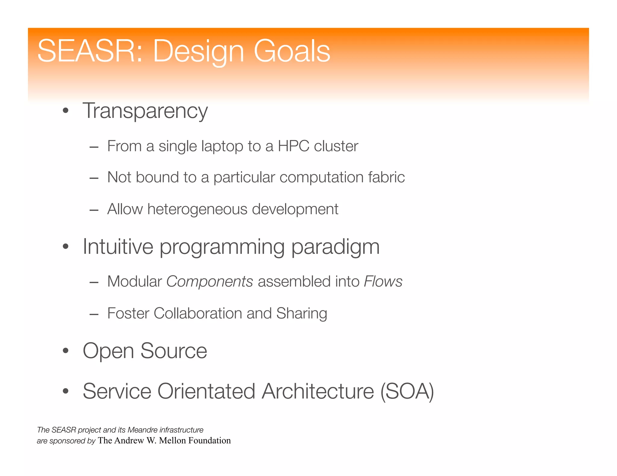 Meandre: Semantic-Driven Data-Intensive Flows in the Clouds