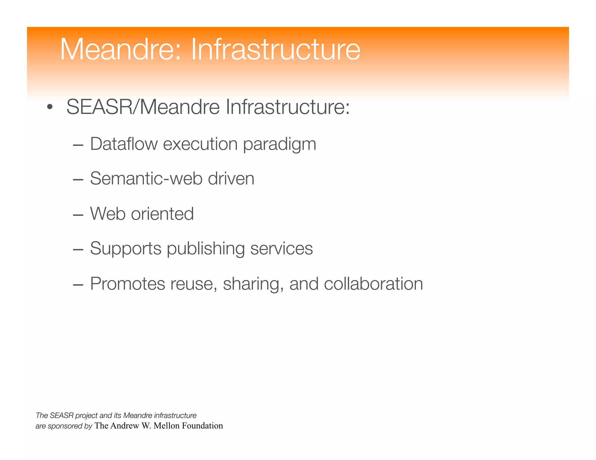 Meandre: Semantic-Driven Data-Intensive Flows in the Clouds