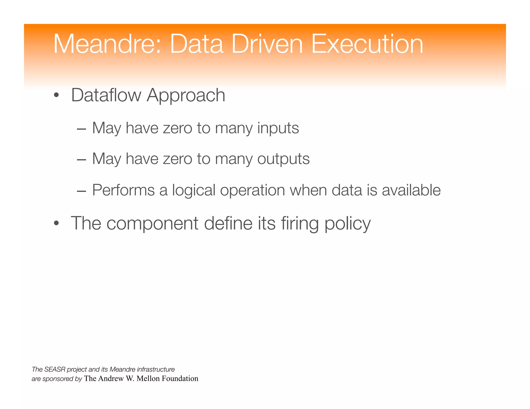 Meandre: Semantic-Driven Data-Intensive Flows in the Clouds