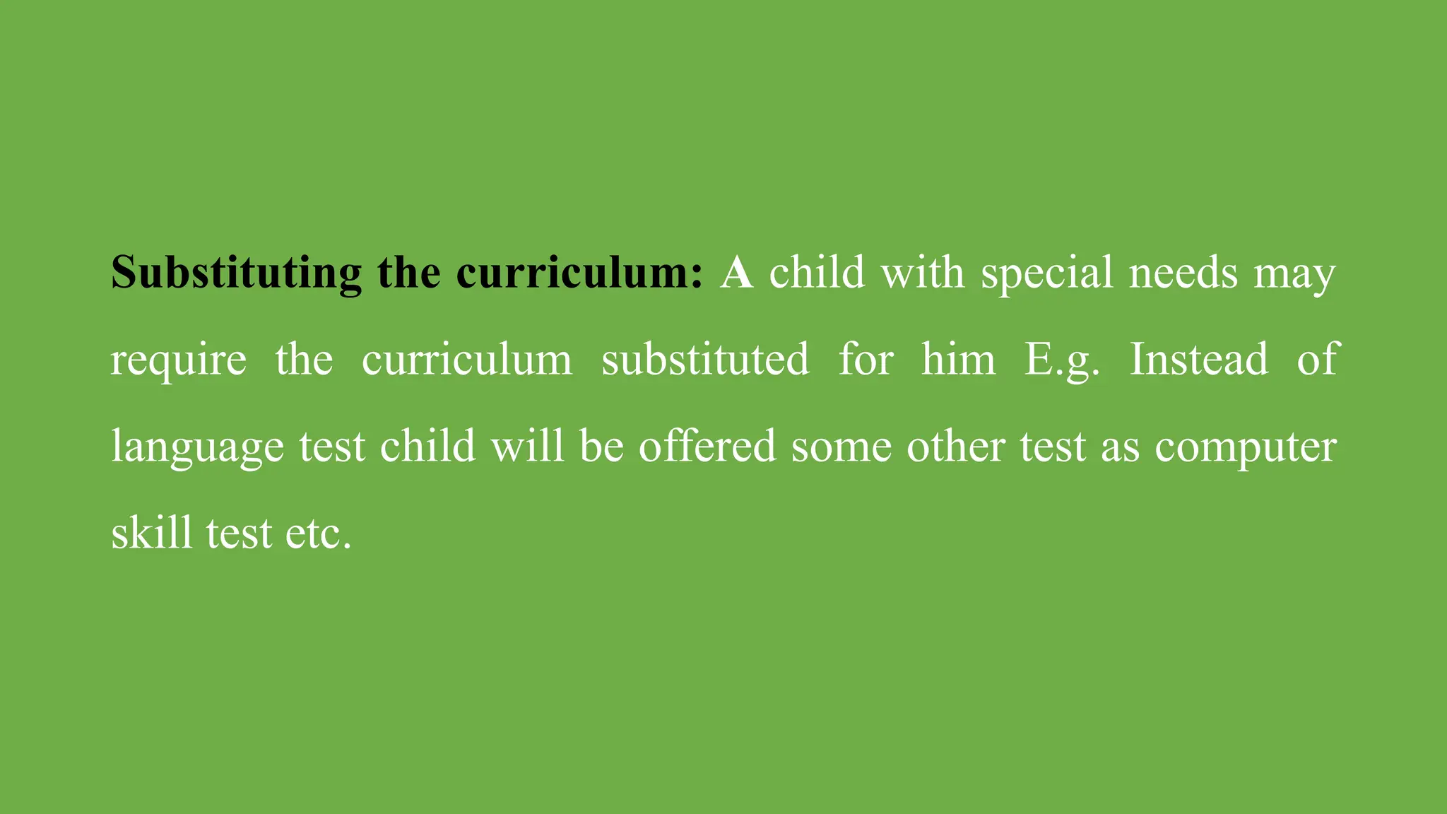 Meaning And Concept Of Curriculum Adaptation, Accommodation And ...