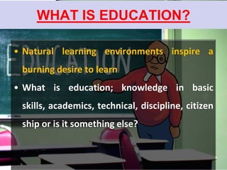 Meaning and definition of education | PPTX