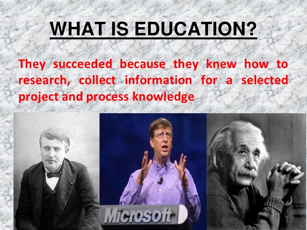 Meaning and definition of education