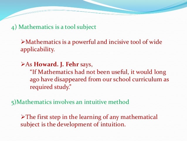 Meaning And Definition Of Mathematics Meaning And Definition Of Mathematics
