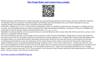 Meaningful Connection | PDF
