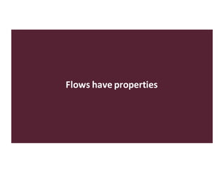 Flows	have	properties
 