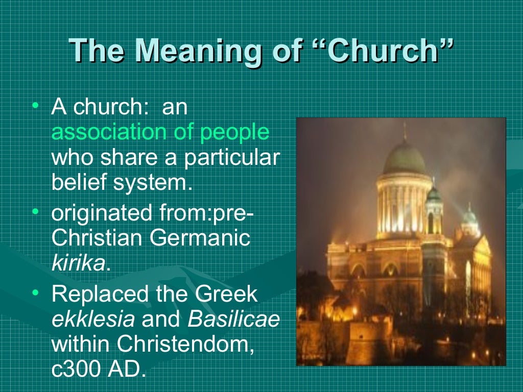 Meaning of church