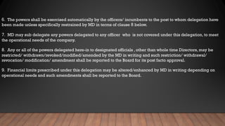 Meaning of delegation of authority | PPT