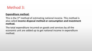 Estimating Income national income | PPTX