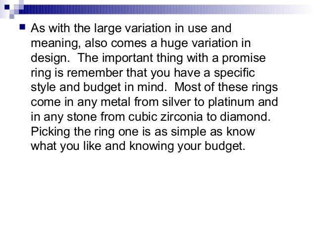 meaning of promise