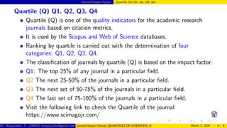 Research paper publications: Meaning of Q1 Q2 Q3 Q4 Journal | PPT