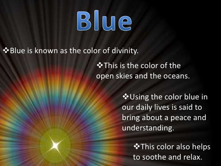 What does the color blue represent?