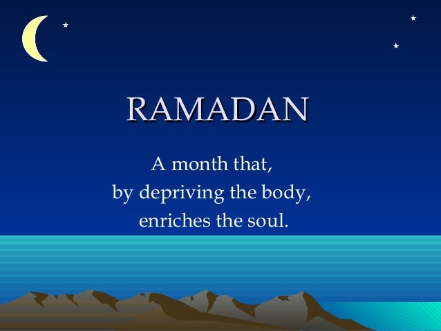 Meaning Ramadan