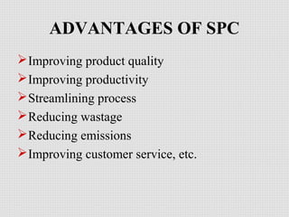 Meaning &significance of spc