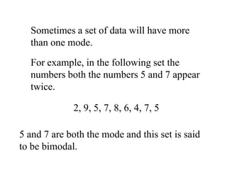 Mean, median, and mode | PPT
