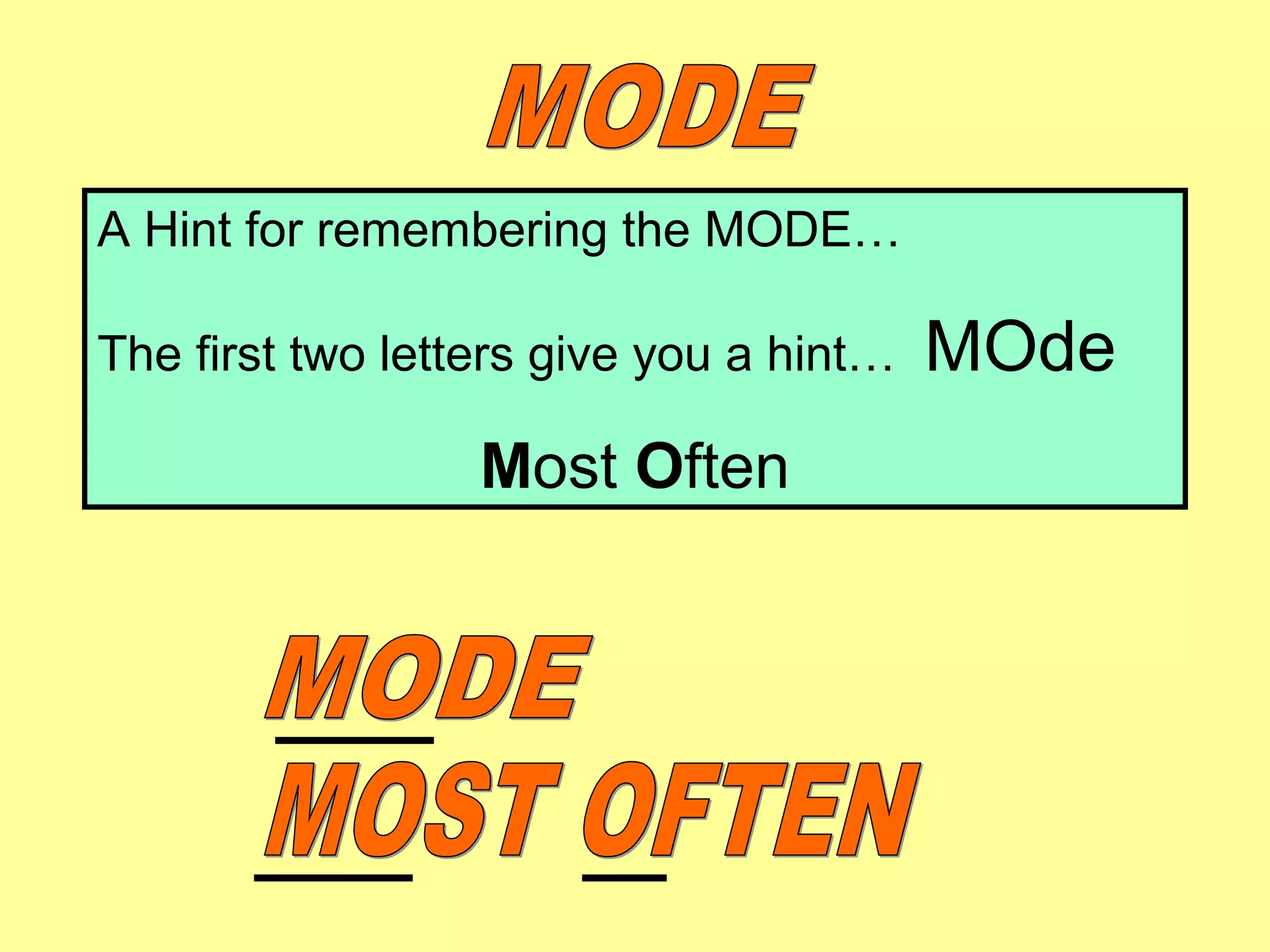 Basic Mean median mode Standard Deviation | PPT | Standardized Testing ... image.
