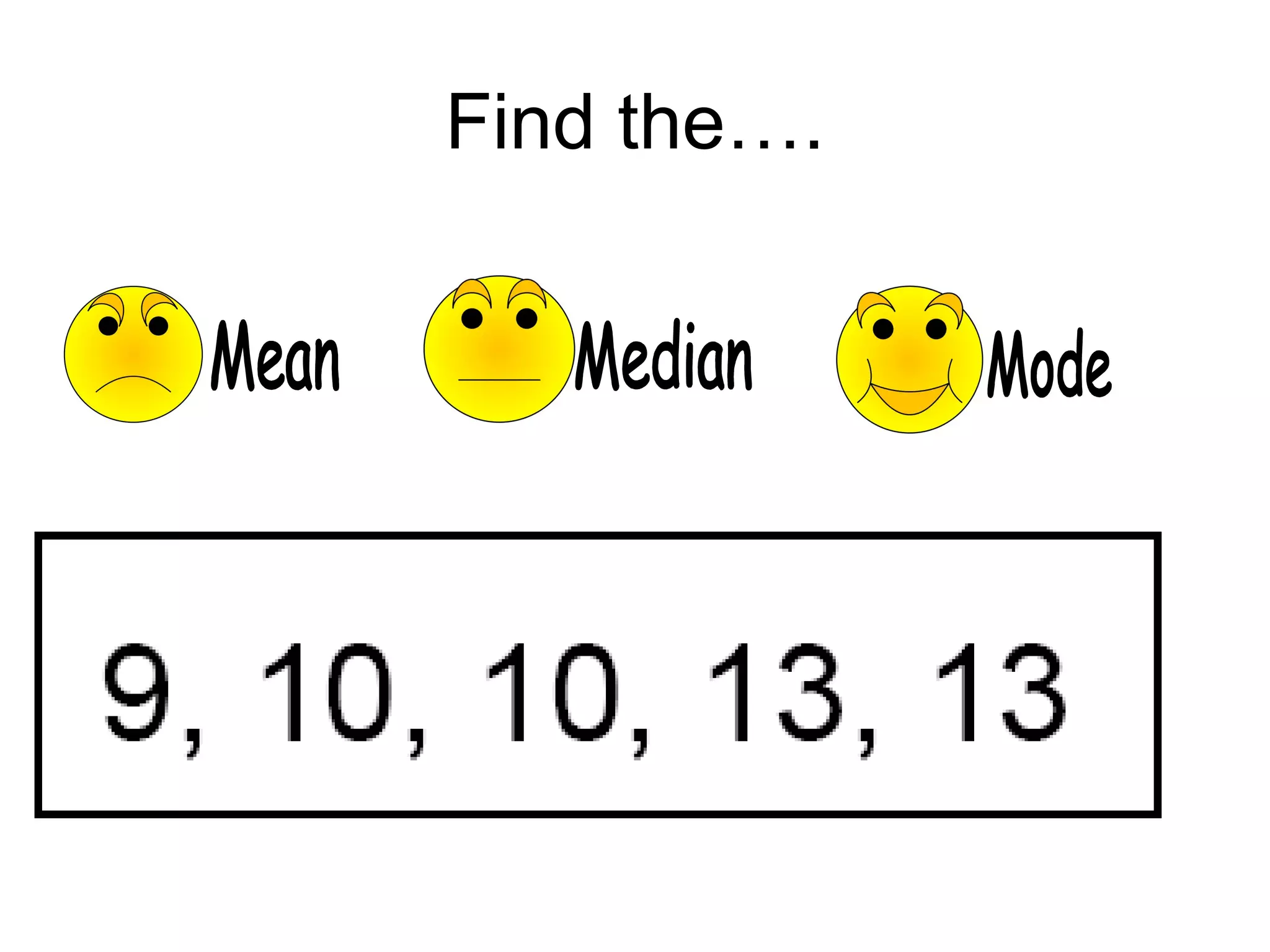 Basic Mean median mode Standard Deviation | PPT | Standardized Testing ...