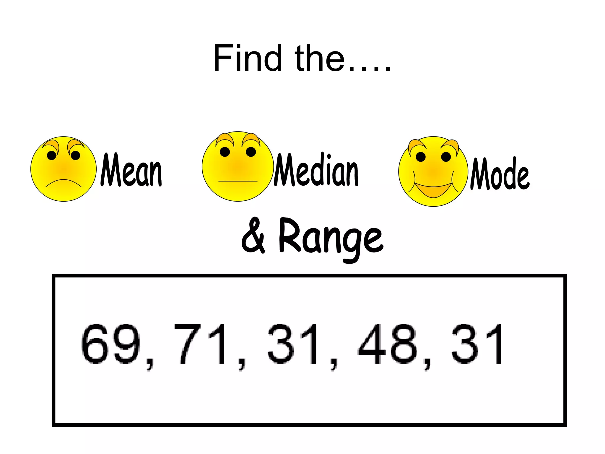 Basic Mean median mode Standard Deviation | PPT | Standardized Testing ...