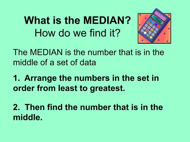 Basic Mean median mode Standard Deviation | PPT