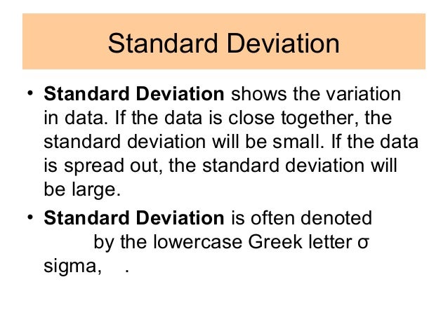 Basic Mean median mode Standard Deviation