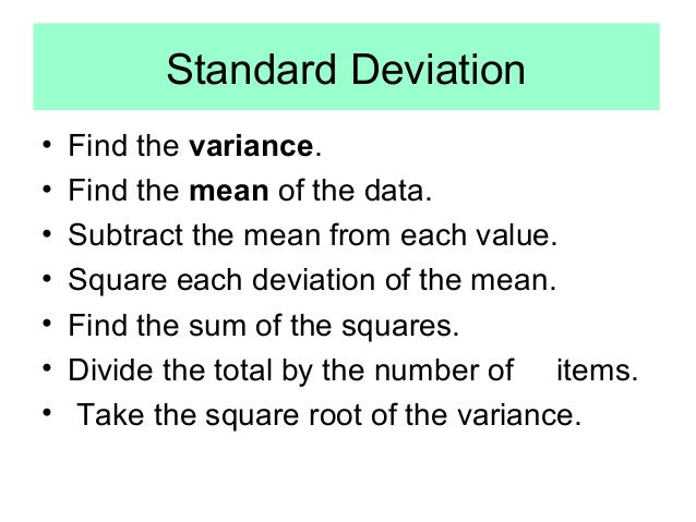 Basic Mean median mode Standard Deviation