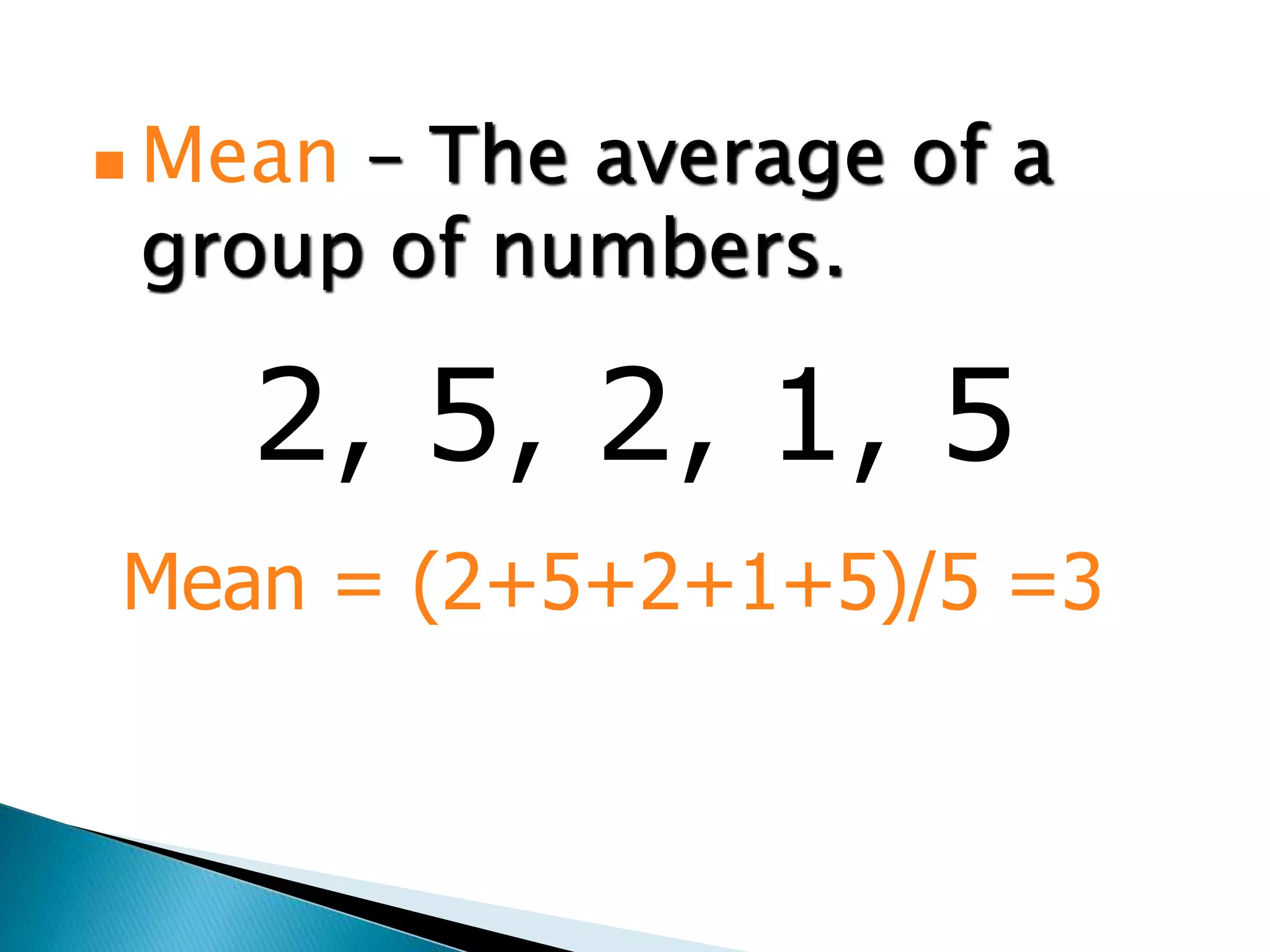 Mean median mode_range