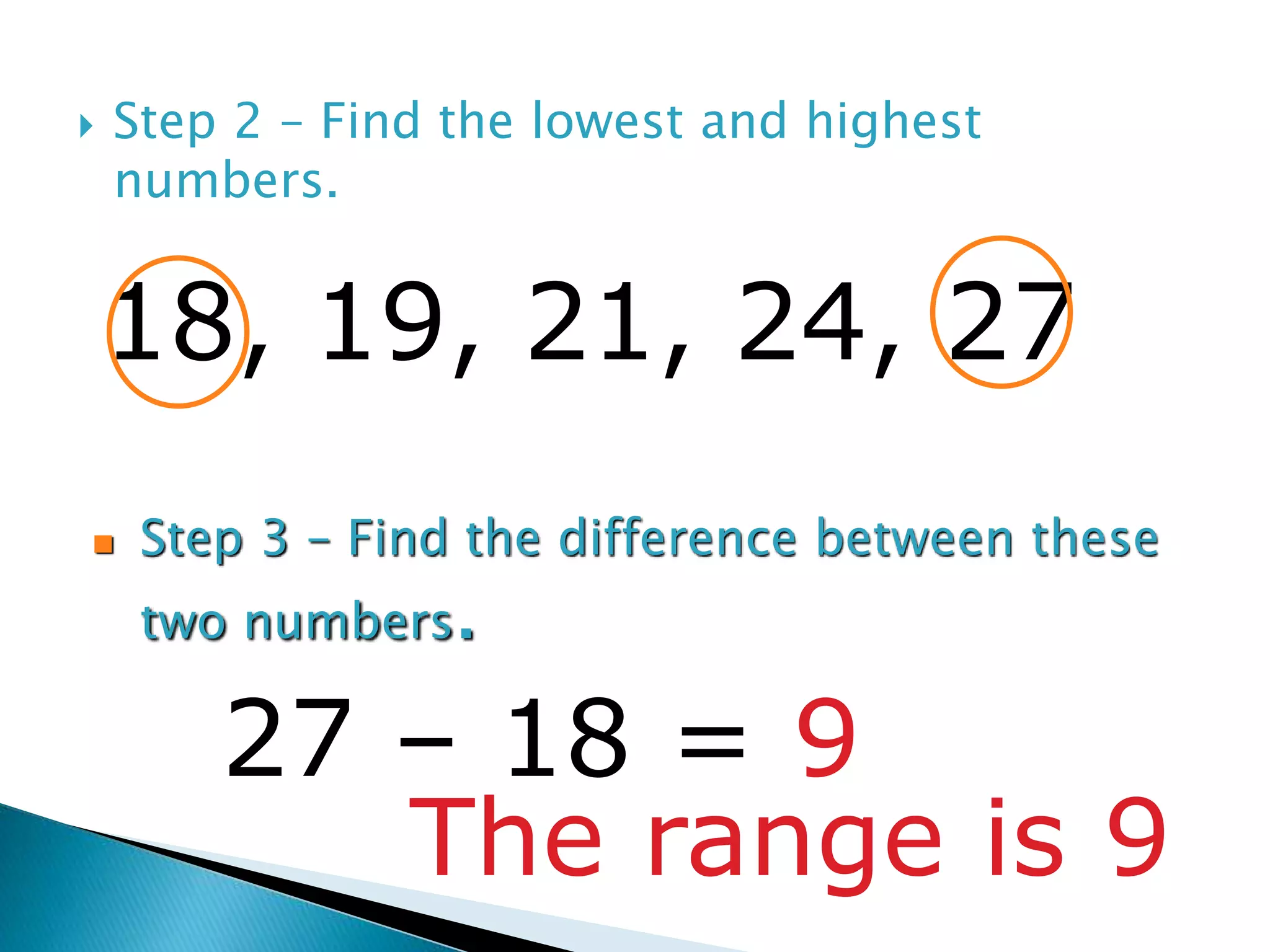 Mean median mode_range