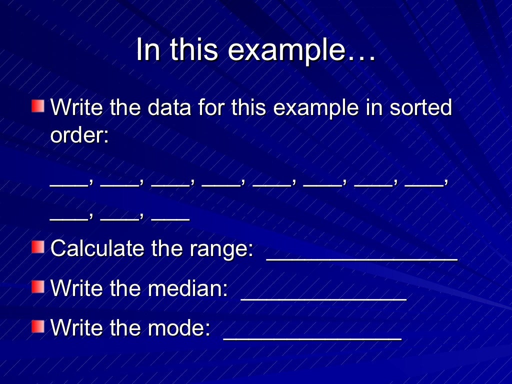 Mean Median Range Mode On Ti 84