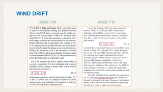 ASCE 7-10
WIND DRIFT
ASCE 7-05
 