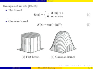 Meanshift Tracking Presentation
