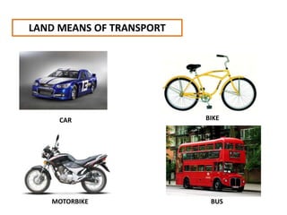 Means of transport | PPT