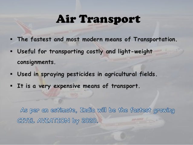 History of air transportation