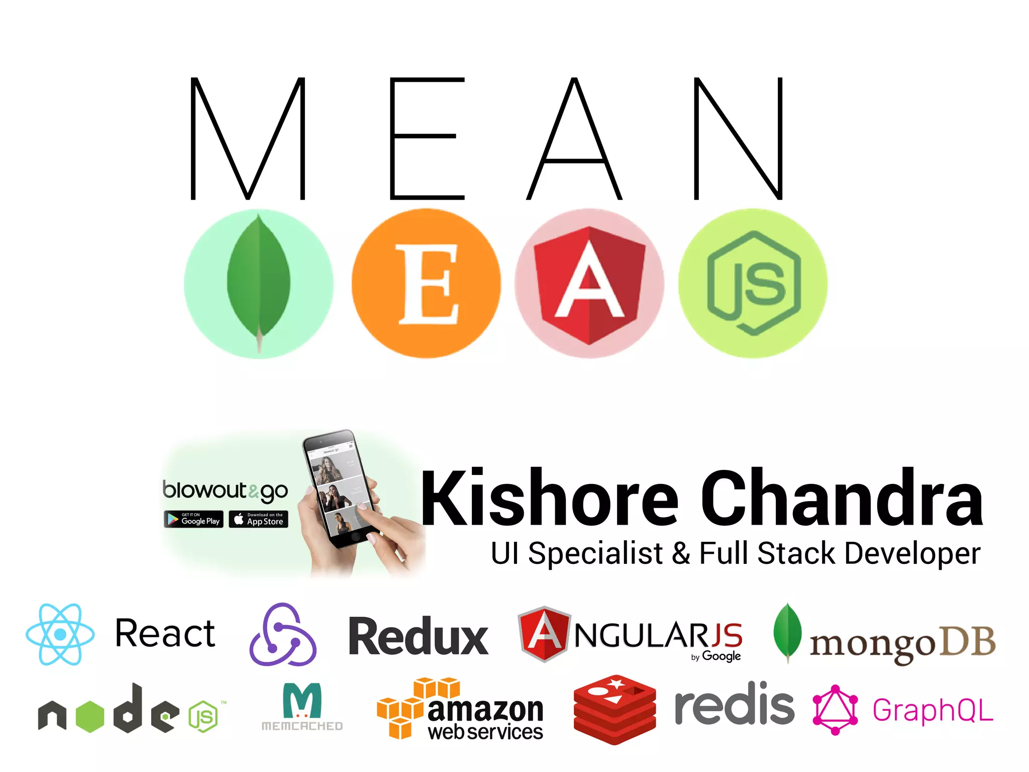 Kishore Chandra
UI Specialist & Full Stack Developer
M E A N
 
