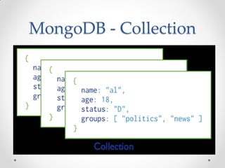 MongoDB - Collection
 